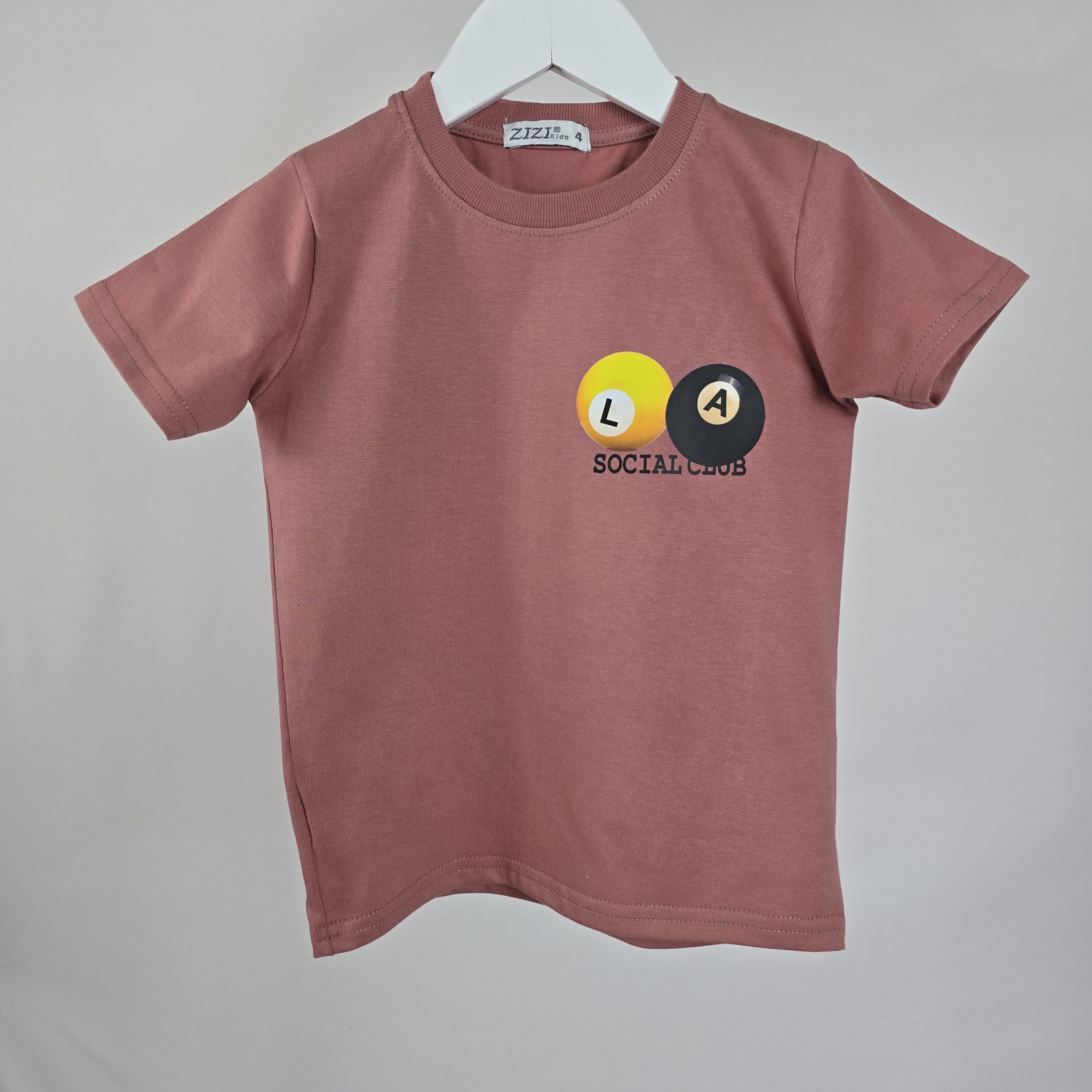 Remera Varon L A Social Club con Espalda Jersey Algodon