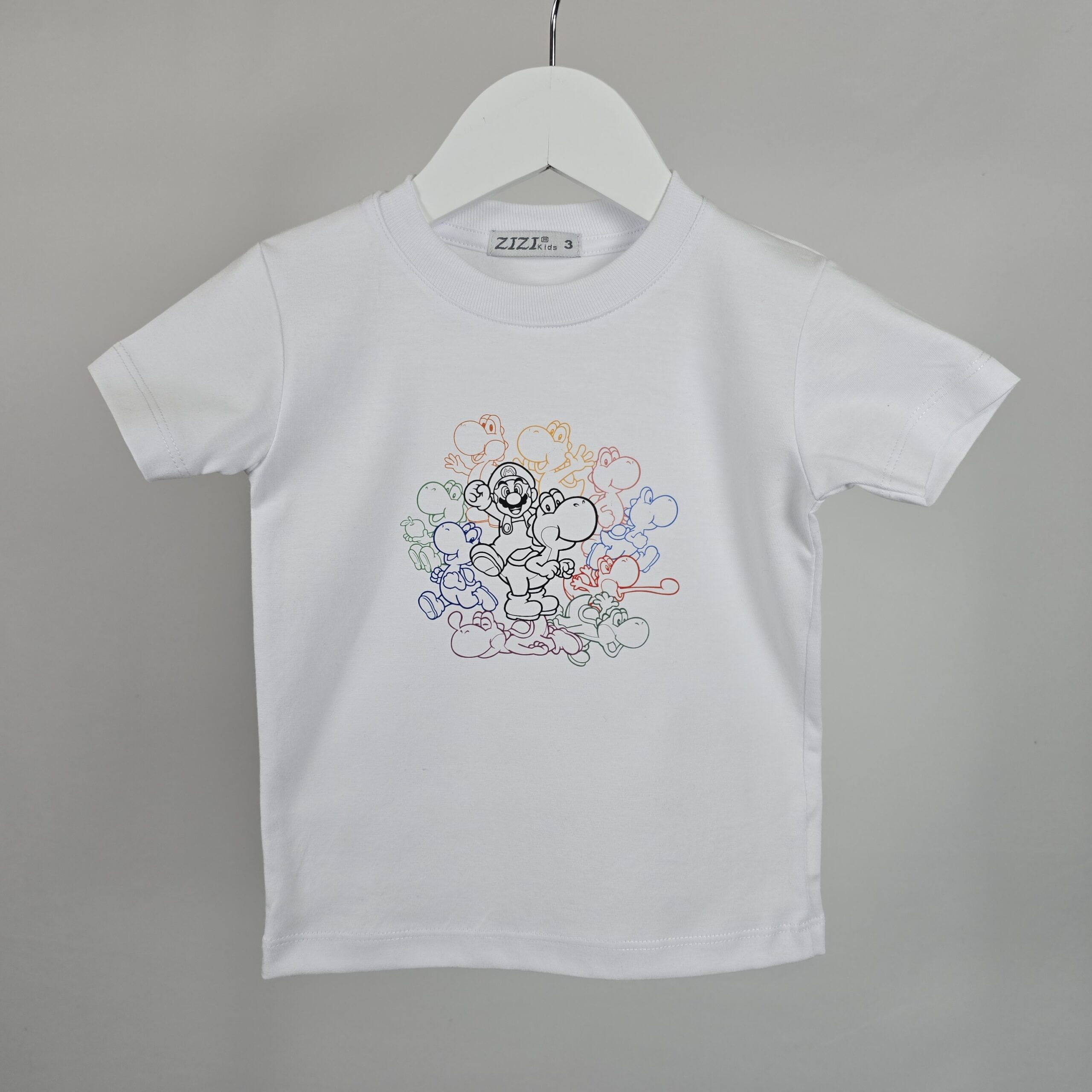 Remera Bebe Varon Mario y Dinos