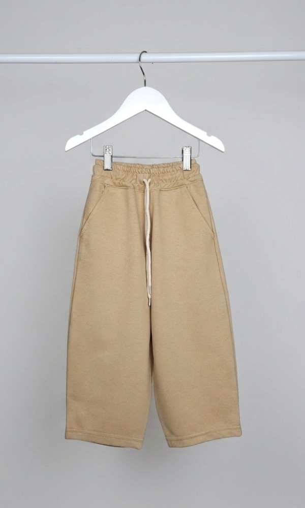 Pantalon Baggy Rustico Liso con Cordon