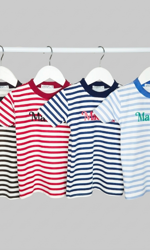 Alternative view of Remera Bebe Jersey Alg Rayado Madrid