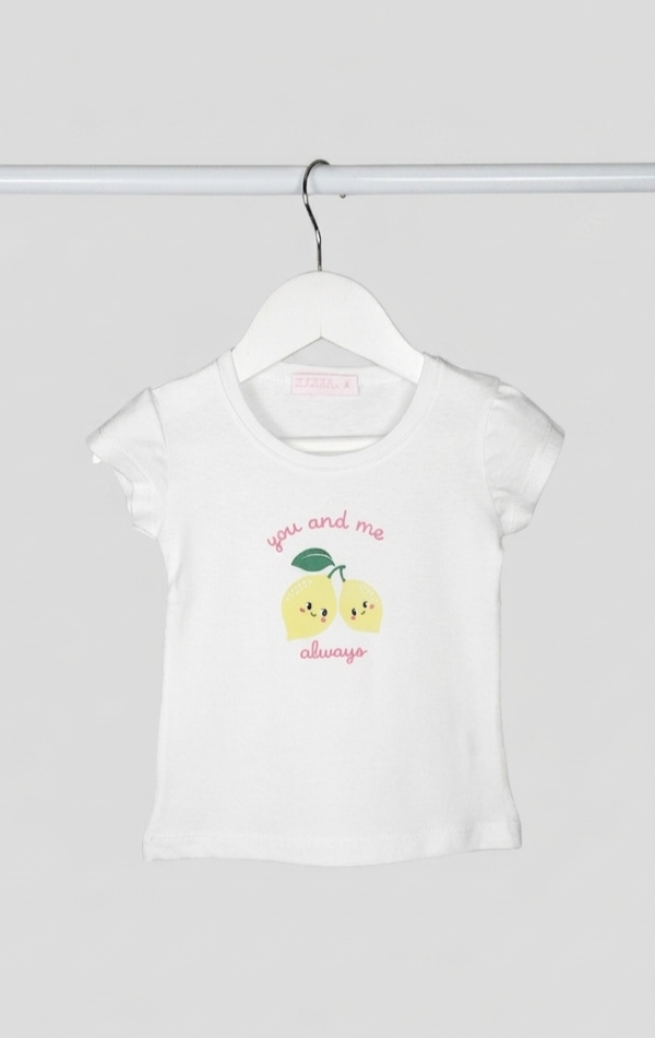 Remera Beba Limones Always Alg. Lycra