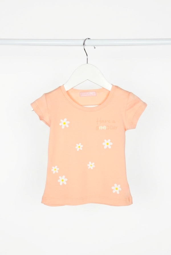 Remera Beba Margaritas Salpicadas Good Day
