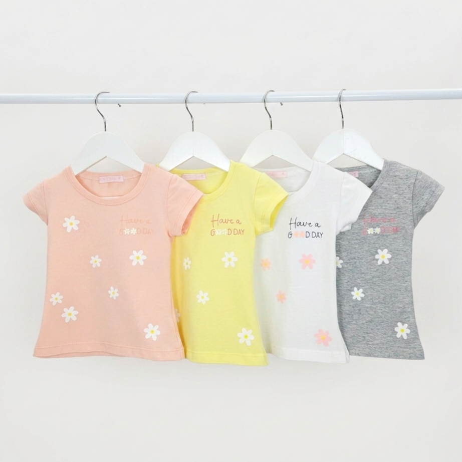 Remera Beba Margaritas Salpicadas Good Day - Imagen 2
