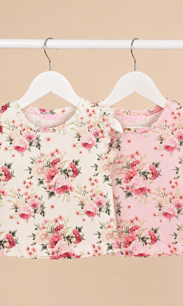 Alternative view of Remera Beba Jersey Algodon Floreada Bolado