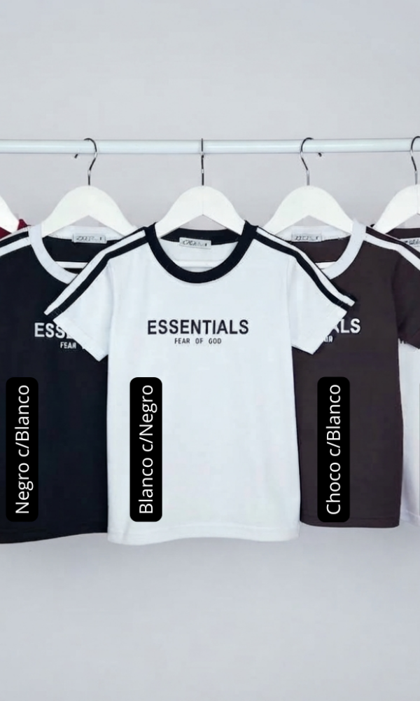 Alternative view of Remera Essentials con 3 Tiras Hombro Jersey Alg