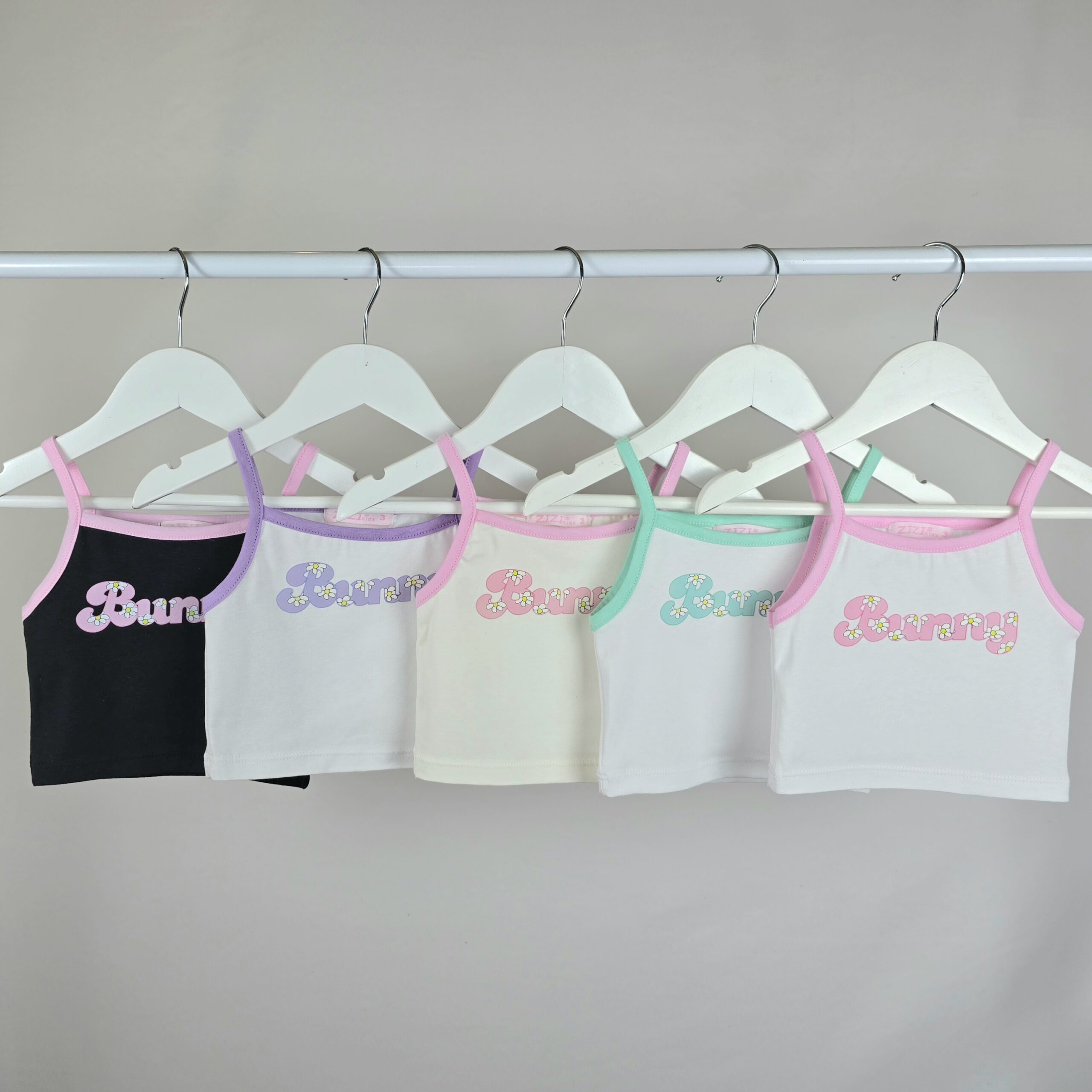 Musculosa Beba Bunny con Bretel Combinado Alg Lycra - Imagen 2