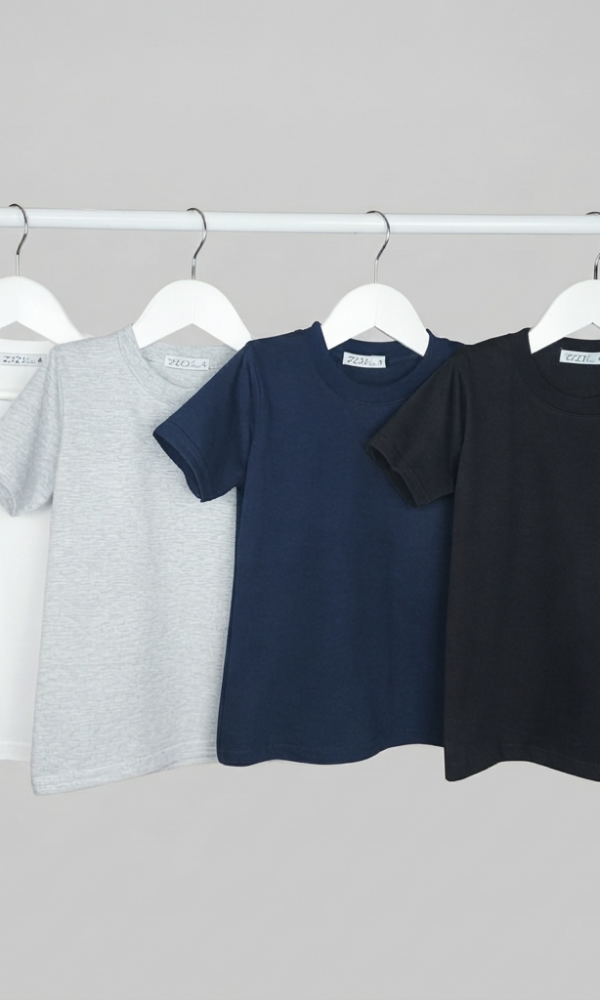 Alternative view of Remera Jersey Algodon M/Corta Lisa de Colores