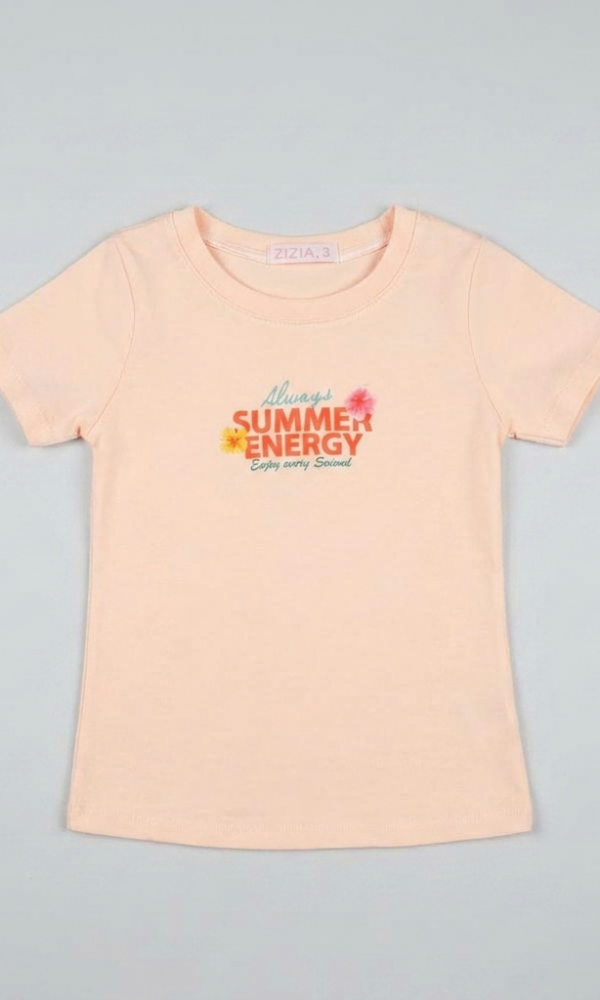 Remera Nena SUMMER Algodon Lycra