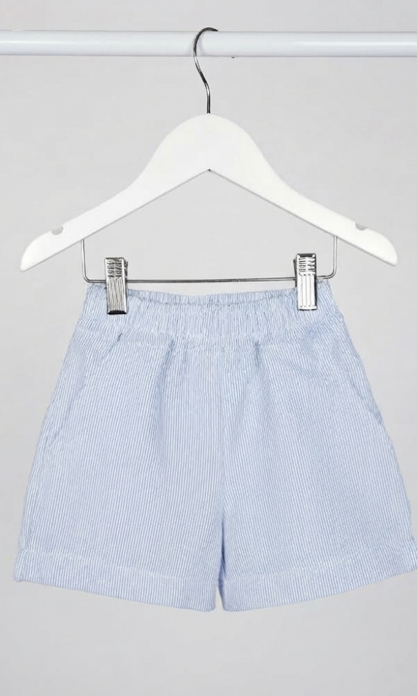 Short Nena Poplin Rayado Vertical