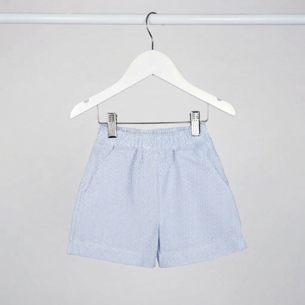 Short Nena Poplin Rayado Vertical