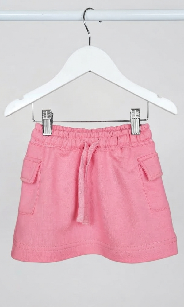 Mini Nena Rustico Cargo Liso con Cordon