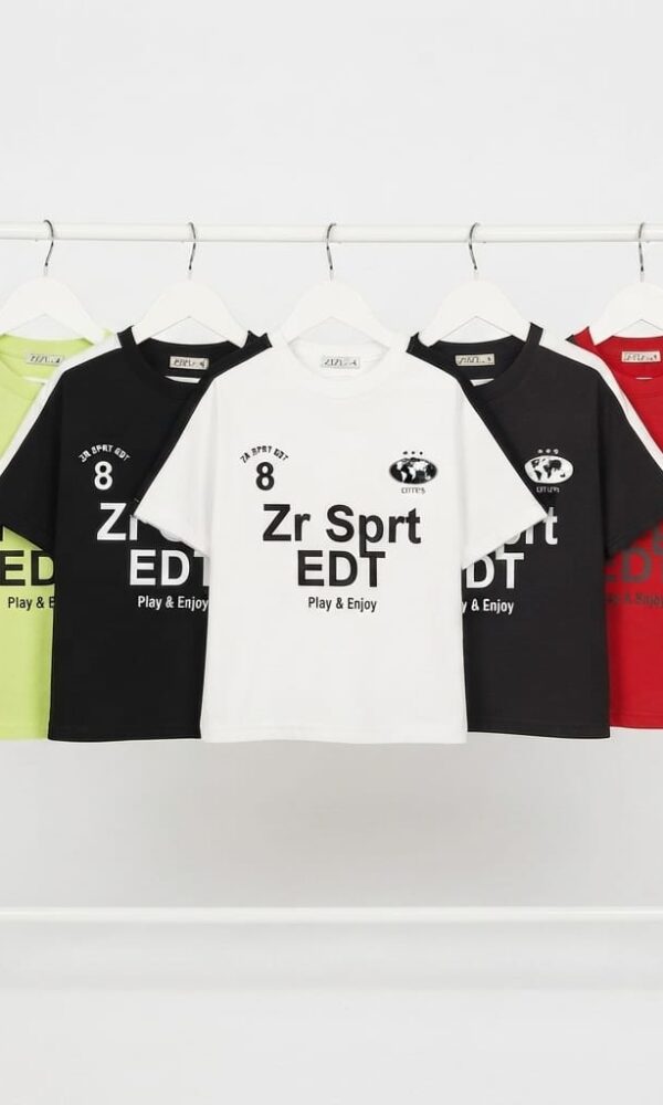 Alternative view of Remera Boxy Fit con Recorte Hombro Combinado Zr Sprt