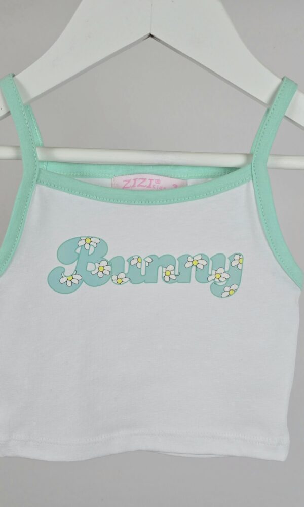 Musculosa Beba Bunny con Bretel Combinado Alg Lycra