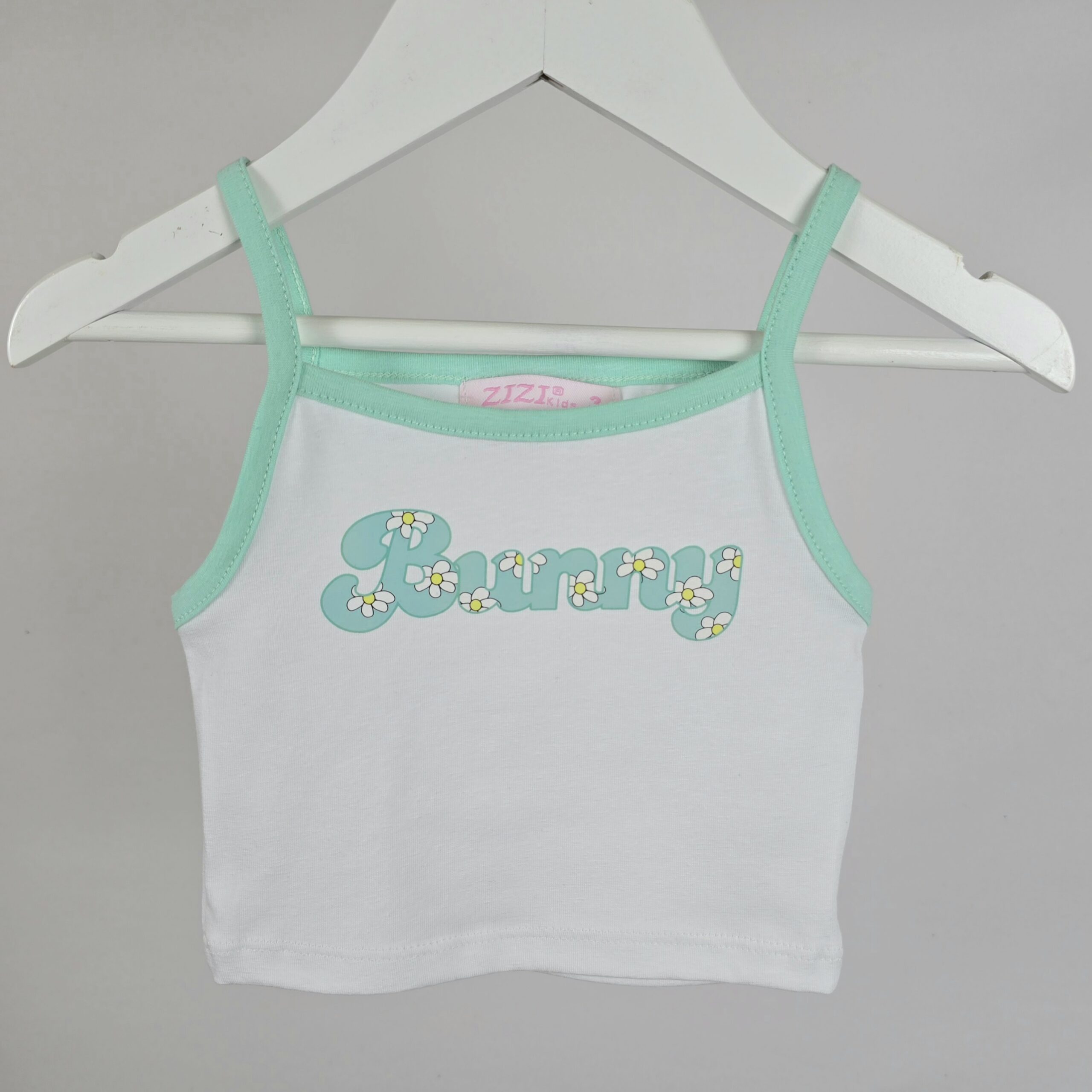 Musculosa Beba Bunny con Bretel Combinado Alg Lycra