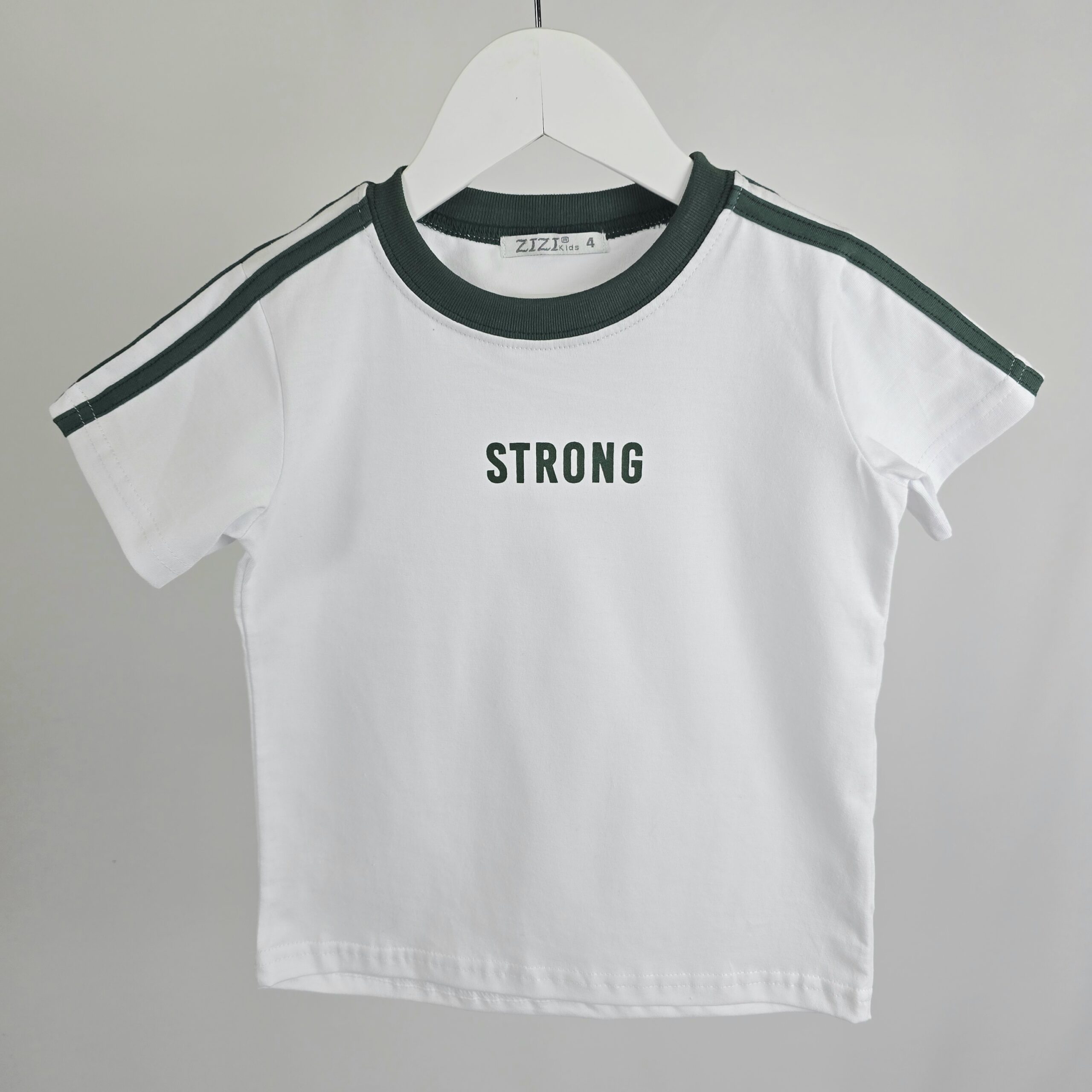 Remera Strong con Tiras Hombros Jersey Algodon