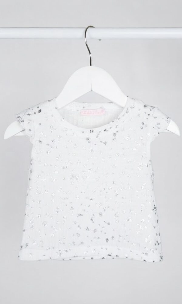 Remera Nena Bambula con Foil y Bolado