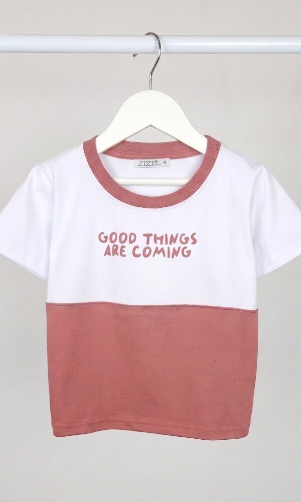 Remera Jersey Alg Combinado Good Things