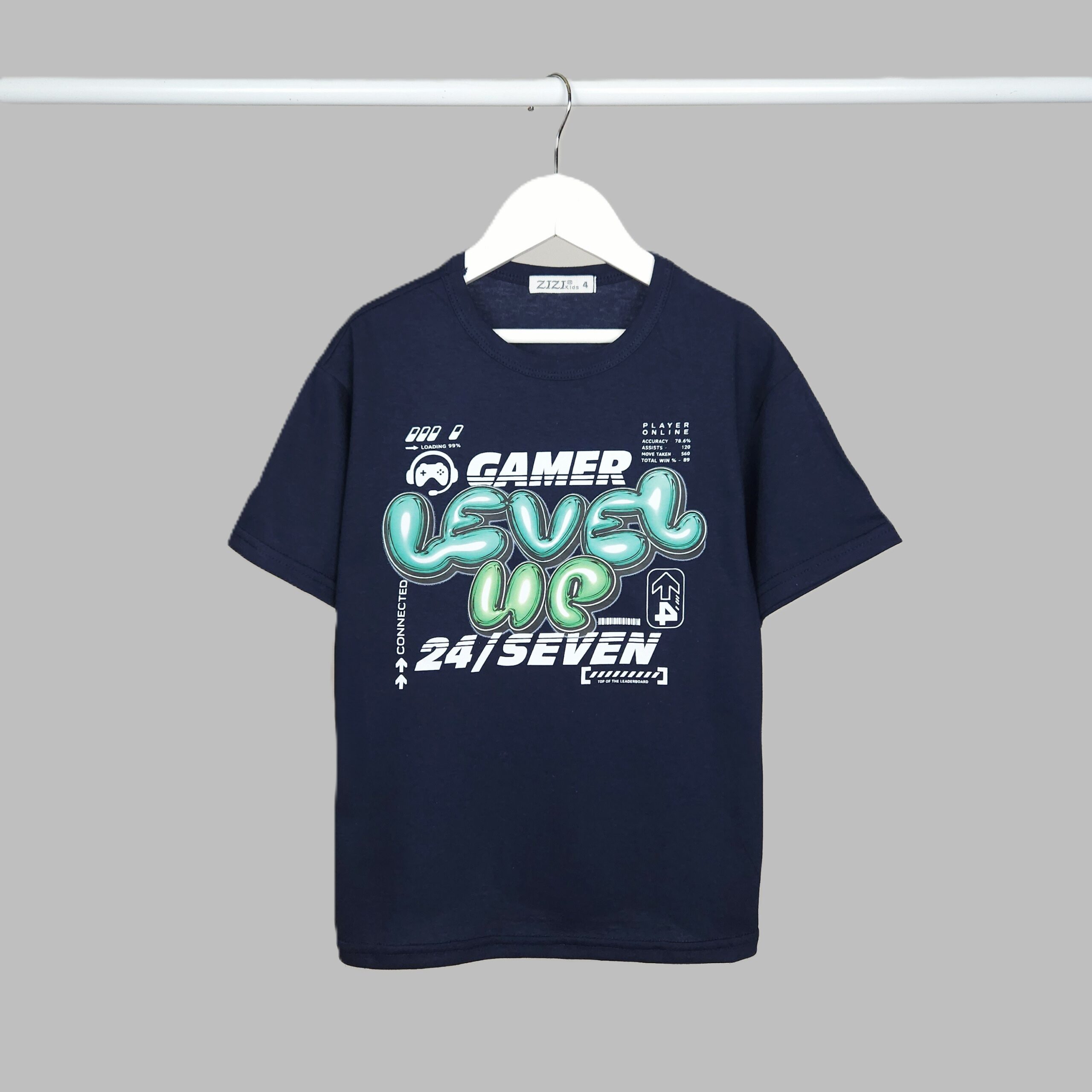 Remera Varon Level Up Jersey Algodon