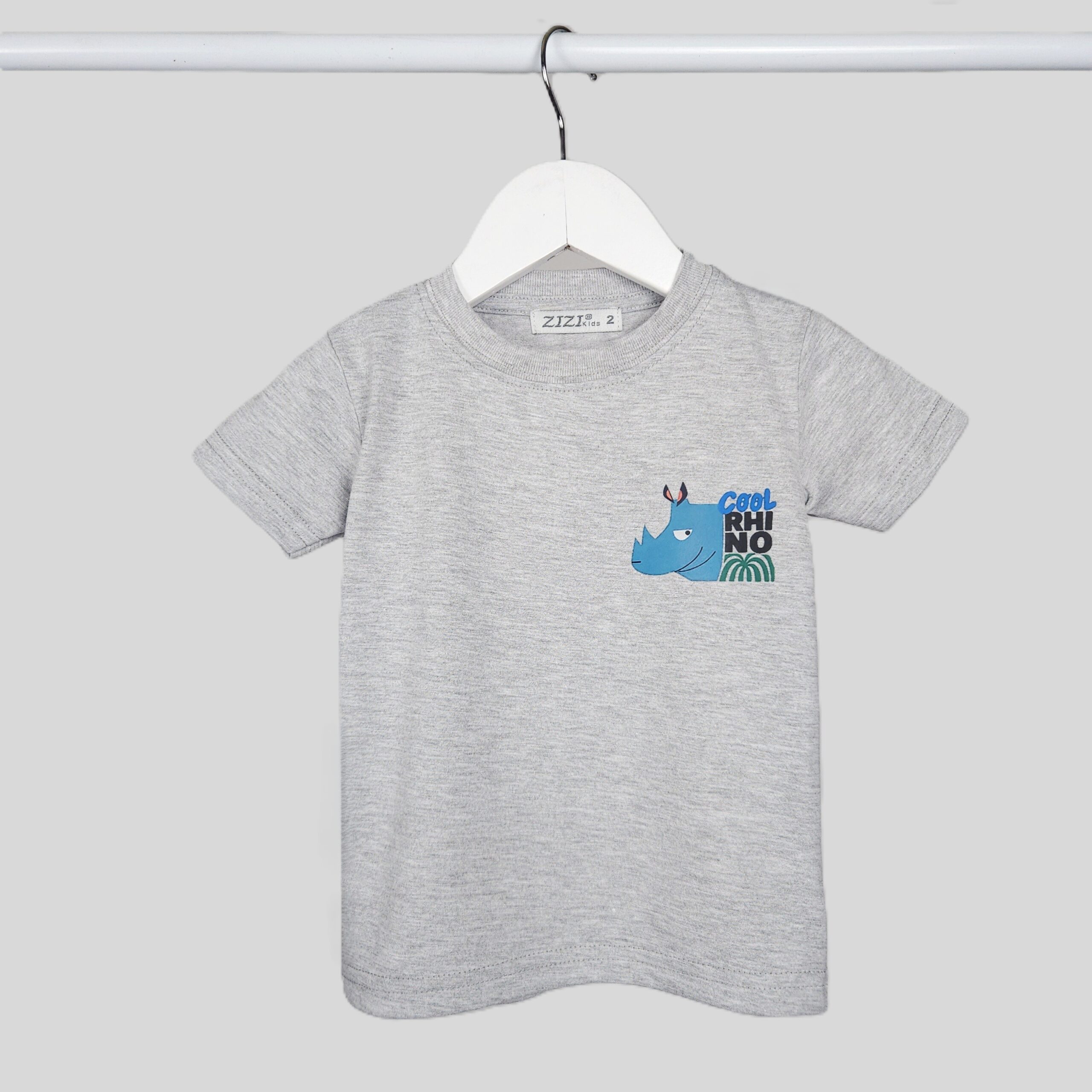 Remera Bebe Pechera Cool Rhino Jersey Algodon