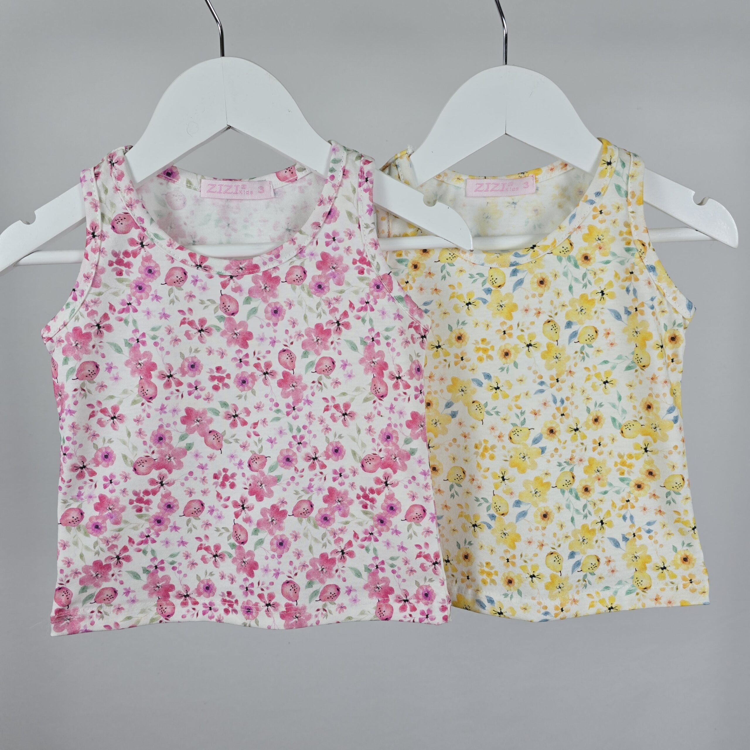 Musculosa Beba Floreada Jersey Algodon*LIQUIDACIÓN* - Imagen 2